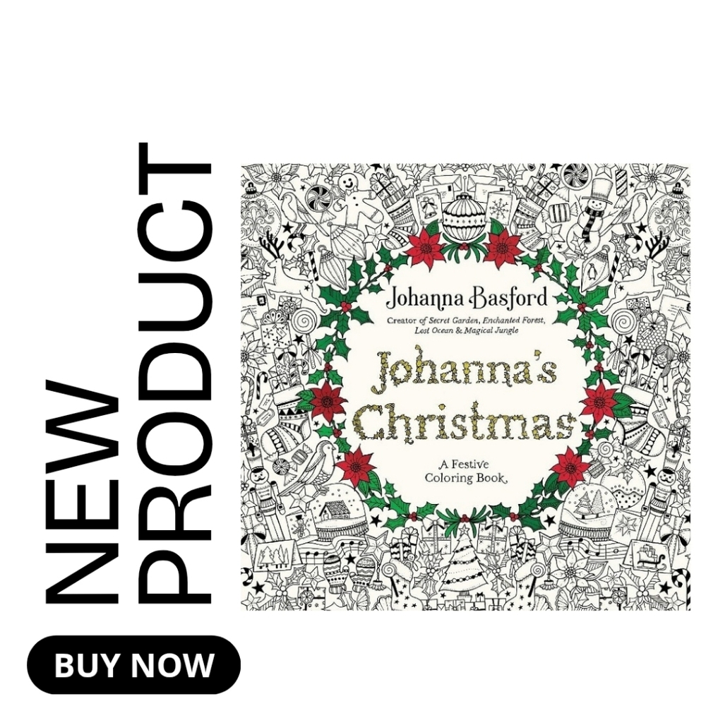 Johanna's Christmas: A Festive Coloring Book for Adults
